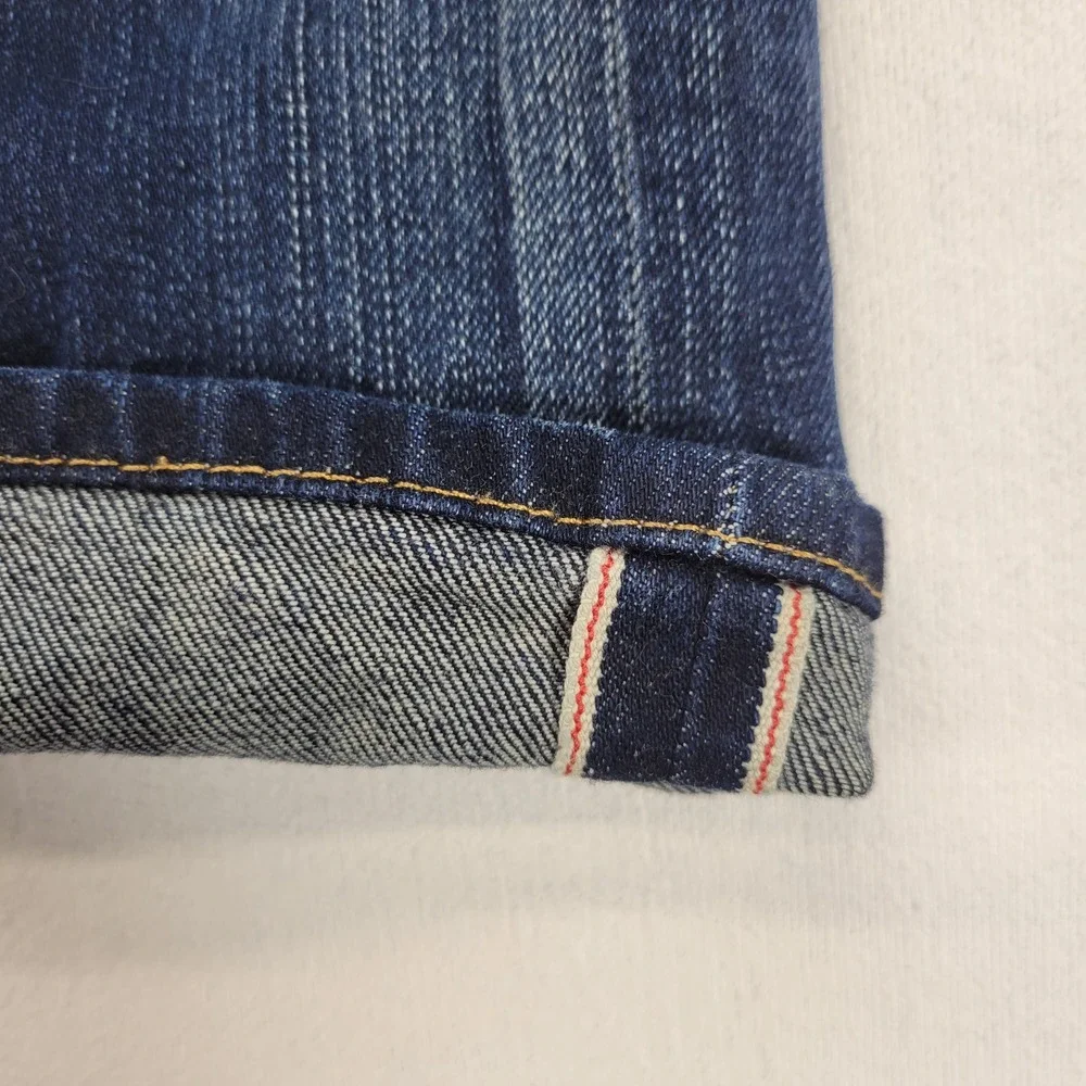 Levi's Skinny Jeans Mens 28x31 Blue Selvedge Dark Wash Denim‎